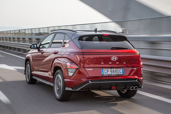 Hyundai KONA seconda gen: design Seamless Horizon Lamp e 10 colori EV