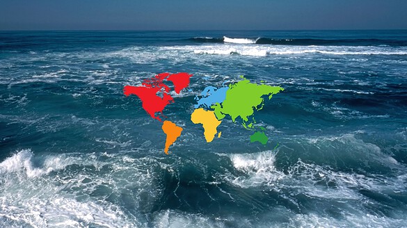 Oceano Pacifico: ci stanno tutti i continenti al suo interno?
