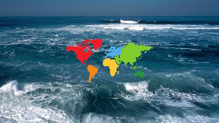 Oceano Pacifico: ci stanno tutti i continenti al suo interno?