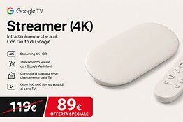 Google TV Streamer 4K al minimo storico su Amazon: sconto del 25%