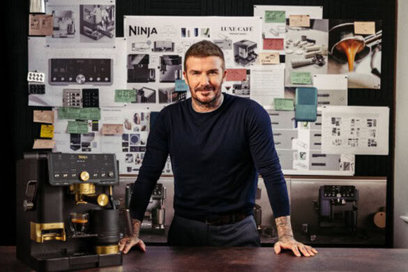 Ninja lancia la macchina da caffè firmata David Beckham