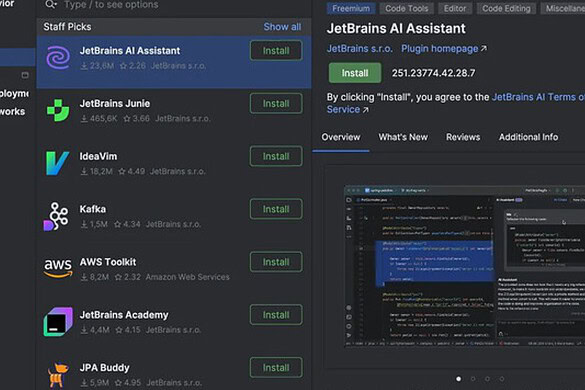 JetBrains Marketplace, 15 plugin malevoli rubano le chiavi API AI