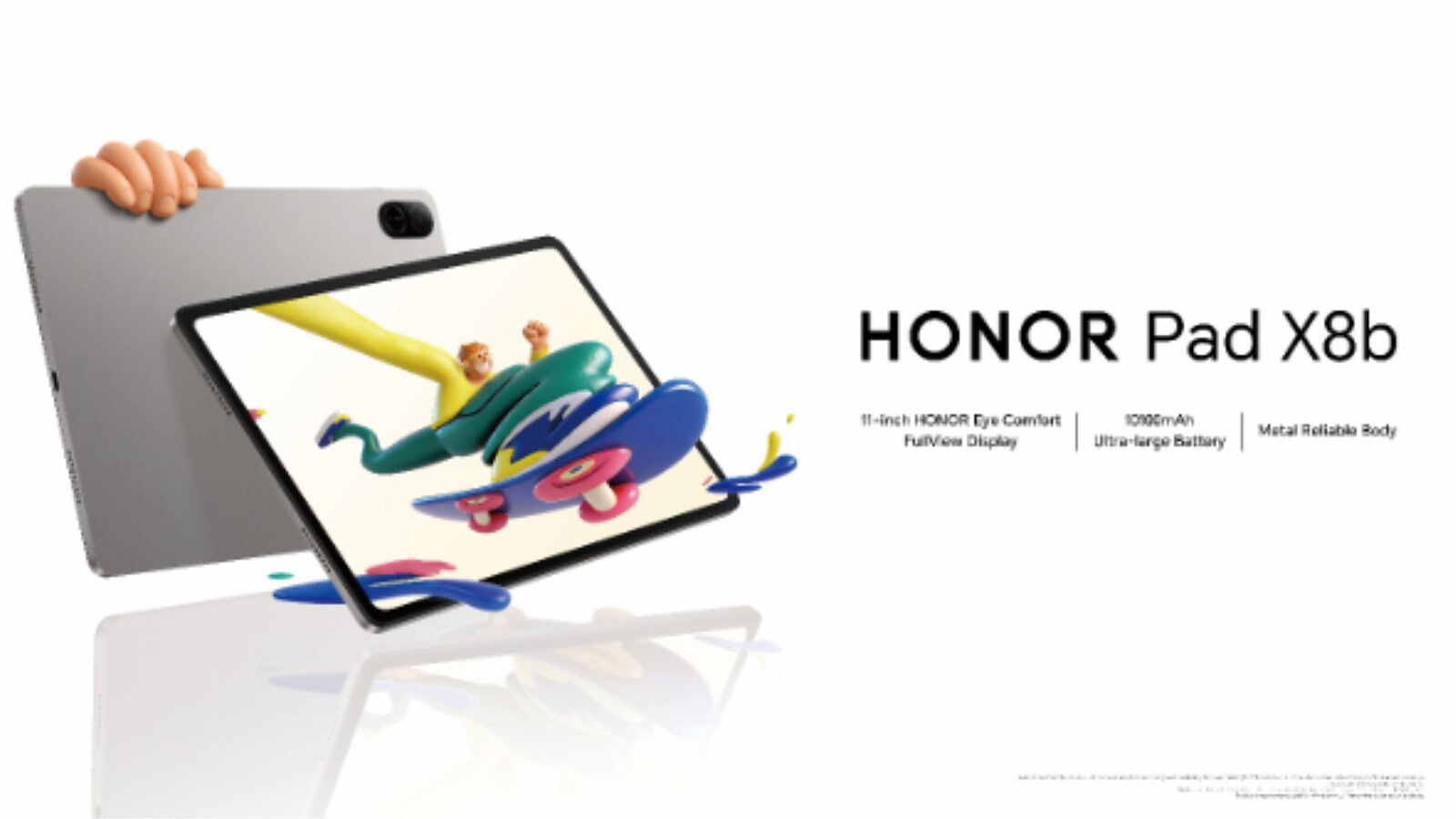 HONOR Pad X8b: 10.100mAh, scocca in metallo e display Eye Comfort a 229,90€