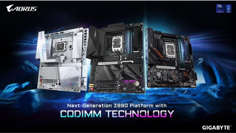 GIGABYTE Z890 AORUS TACHYON DUO X al Computex 2026: CQDIMM e 256GB DDR5