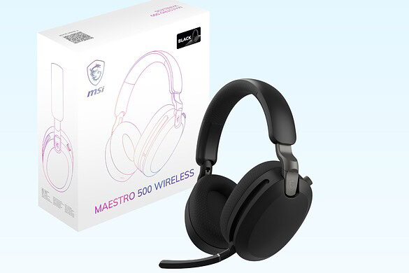 MSI lancia MAESTRO 500 WIRELESS: cuffie da 90 ore