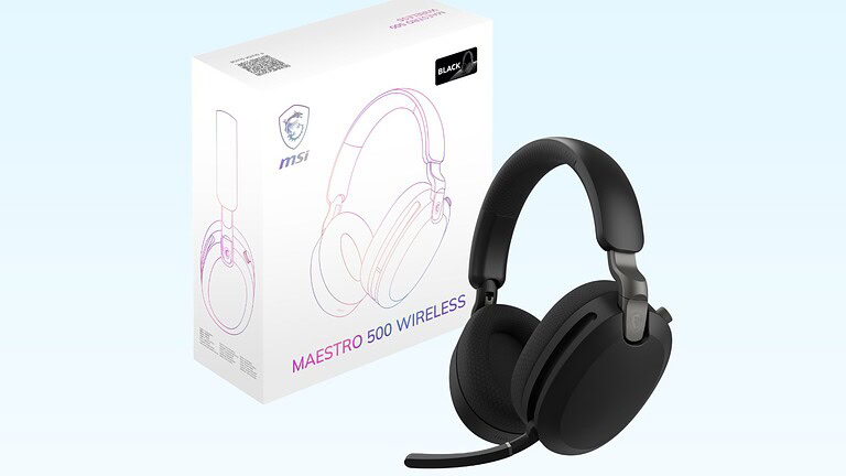 MSI lancia MAESTRO 500 WIRELESS: cuffie da 90 ore