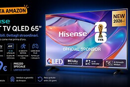 Hisense 65E7DS, TV QLED 4K da 65″ crolla a 599€ su Amazon