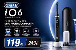 Oral-B iO 6N, il kit completo su Amazon al prezzo più basso di sempre