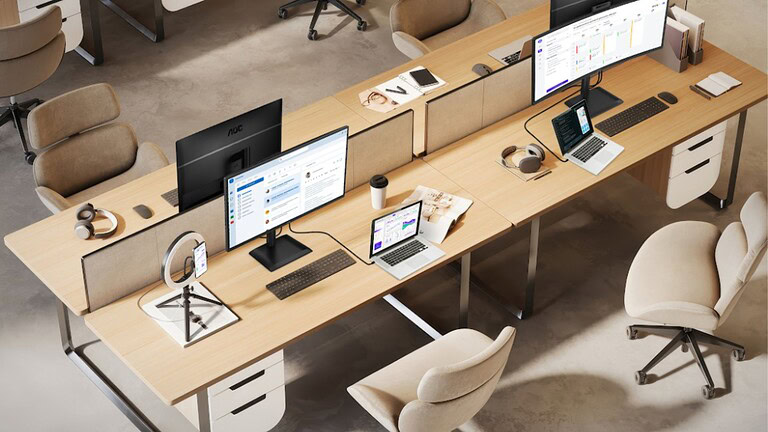 AOC lancia i monitor E4 per le PMI con garanzia di 5 anni