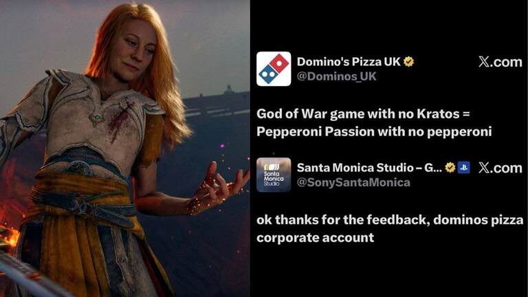 God of War Laufey, Domino's punzecchia Sony: la replica è virale