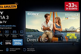 Sony BRAVIA 3 al minimo storico su Amazon: 4K e Google TV in offerta