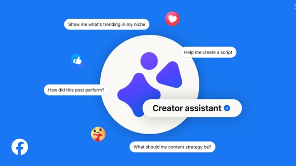 Facebook lancia l’assistente AI per i creator: addio a ChatGPT?
