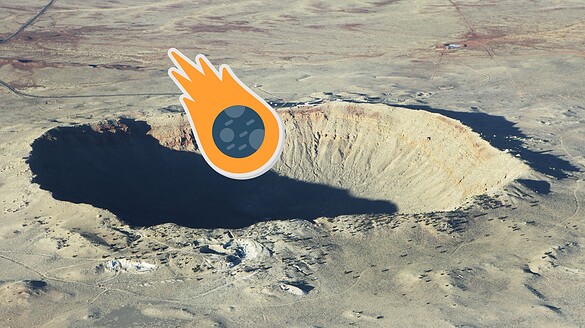 Cratere da meteorite scoperto per caso in Australia mentre cercavano oro