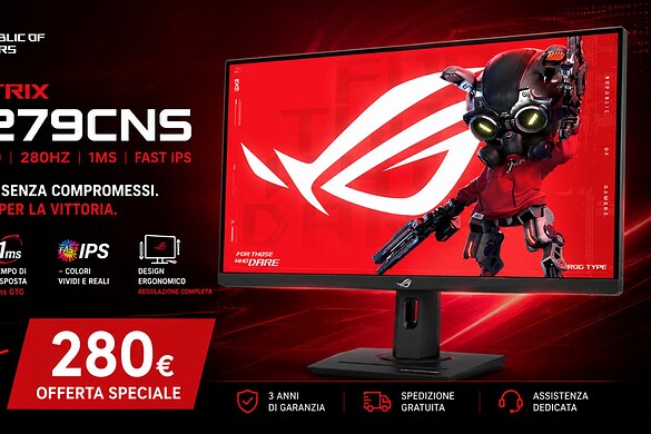 ASUS ROG Strix XG279CNS in offerta: 380Hz a 280€ su Amazon