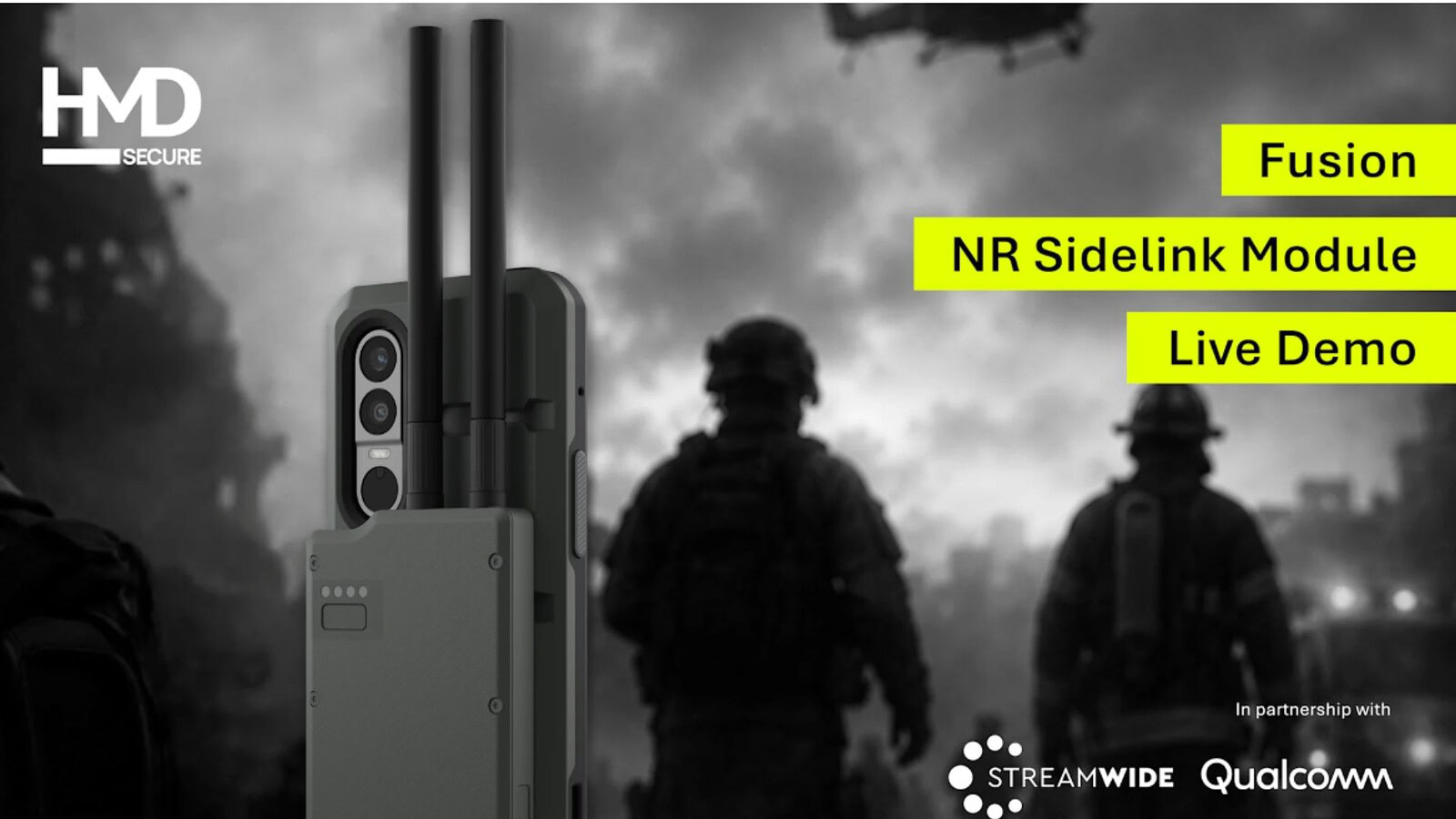 HMD Secure presenta il Sidelink per comunicazioni critiche senza rete