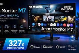 Samsung Smart Monitor M7 43″ 4K crolla a 327€: sconto del 40% su Amazon