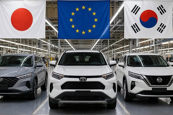 Made in EU si apre a Giappone e Corea del Sud: la svolta UE sulle auto