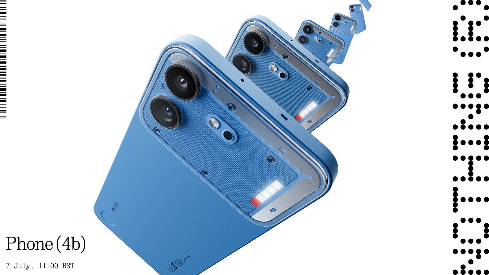 Nothing Phone 4b: design trasparente con Glyph Bar, reveal il 7 luglio