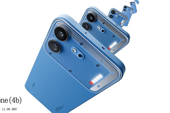 Nothing Phone (4b), il design ufficiale: finitura morbida con Glyph Bar