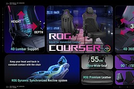 ASUS ROG Courser e Core sono ufficiali: nuove sedie gaming ergonomiche