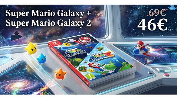 Super Mario Galaxy, la raccolta è in sconto su Amazon: l’offerta da non perdere