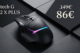 Logitech G502 X PLUS in offerta: mouse gaming wireless al 52% di sconto