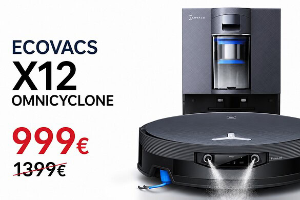 Ecovacs Deebot X12 sotto i 1000 euro su Amazon: l’offerta da cogliere