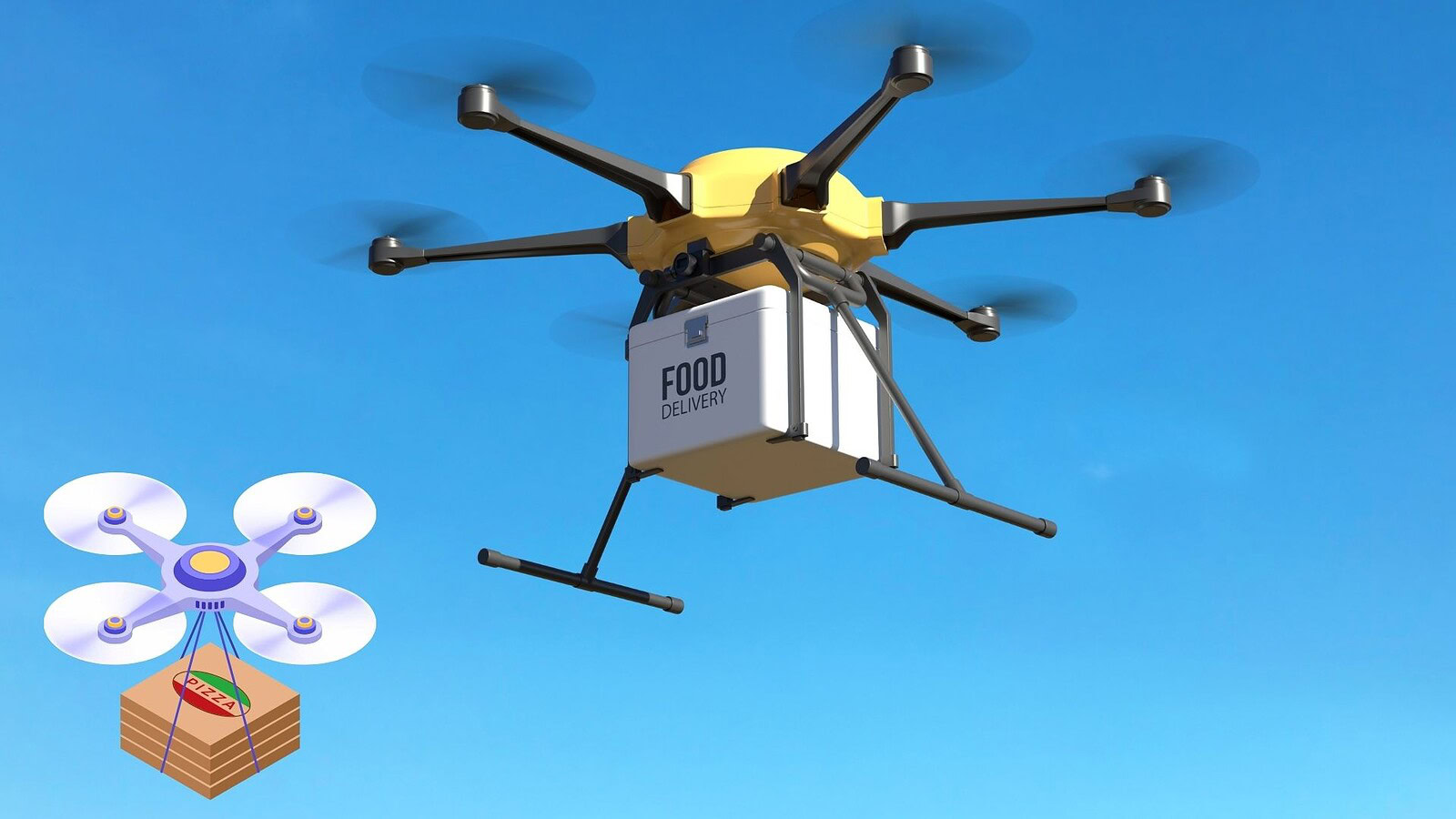 Droni consegna cibo: a Dongguang il futuro è già realtà