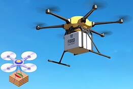 Droni consegna cibo: a Dongguang il futuro è già realtà