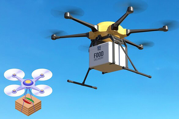 Droni consegna cibo: a Dongguang il futuro è già realtà