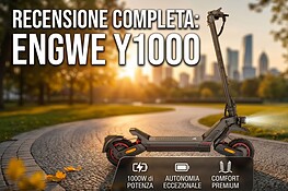 ENGWE Y1000, una potenza da scooter, travestita da monopattino – Recensione