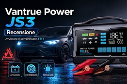 Vantrue Power JS3: avvia l’auto, gonfia le gomme e ricarica anche il PC – Recensione