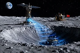 Energia wireless sulla Luna: la soluzione cinese per i crateri al buio