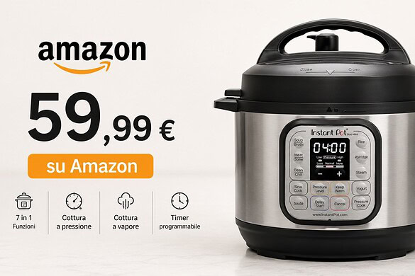 Instant Pot Duo Mini 3L in offerta su Amazon: è un super prezzo