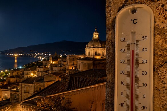 Sicilia, notte da record: oltre 40 gradi a mezzanotte