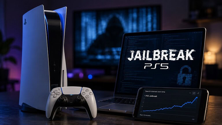 PlayStation 5, boom di ricerche sul jailbreak dopo l'addio ai dischi di Sony