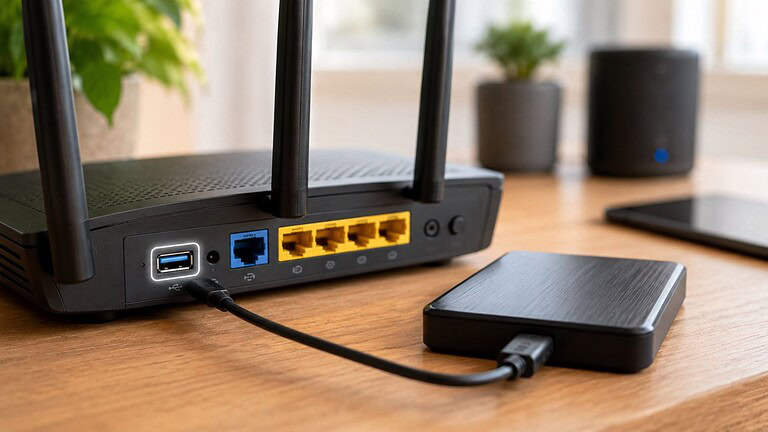 Porta USB del router: ecco a cosa serve e cosa puoi farci davvero
