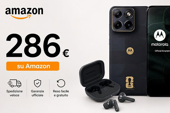Motorola edge 70 fusion FIFA World Cup 26 crolla a 281,99 euro