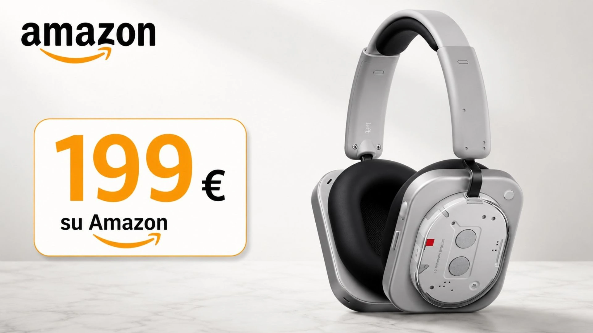 Nothing Headphone (1) al minimo storico: sconto del 33% su Amazon