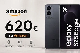 Samsung Galaxy S25 Edge crolla a 620€ su Amazon: sconto record del 56%