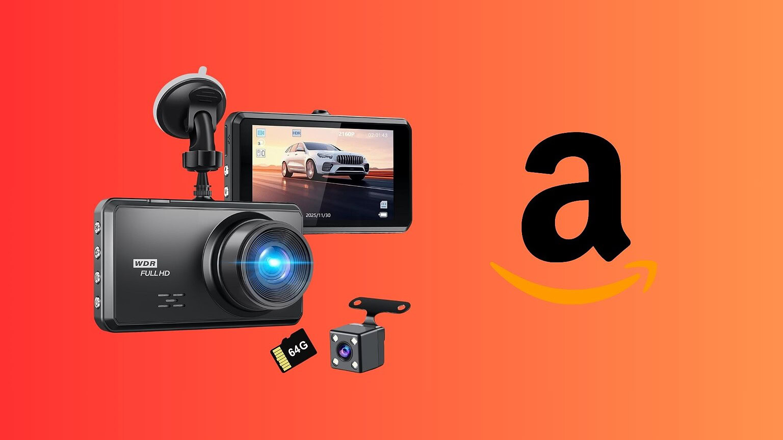 Dashcam Miden 4K a meno di 42€ su Amazon: doppia telecamera e sensore Sony