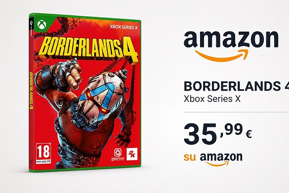 Borderlands 4 per Xbox Series X al minimo storico su Amazon: sconto del 22%