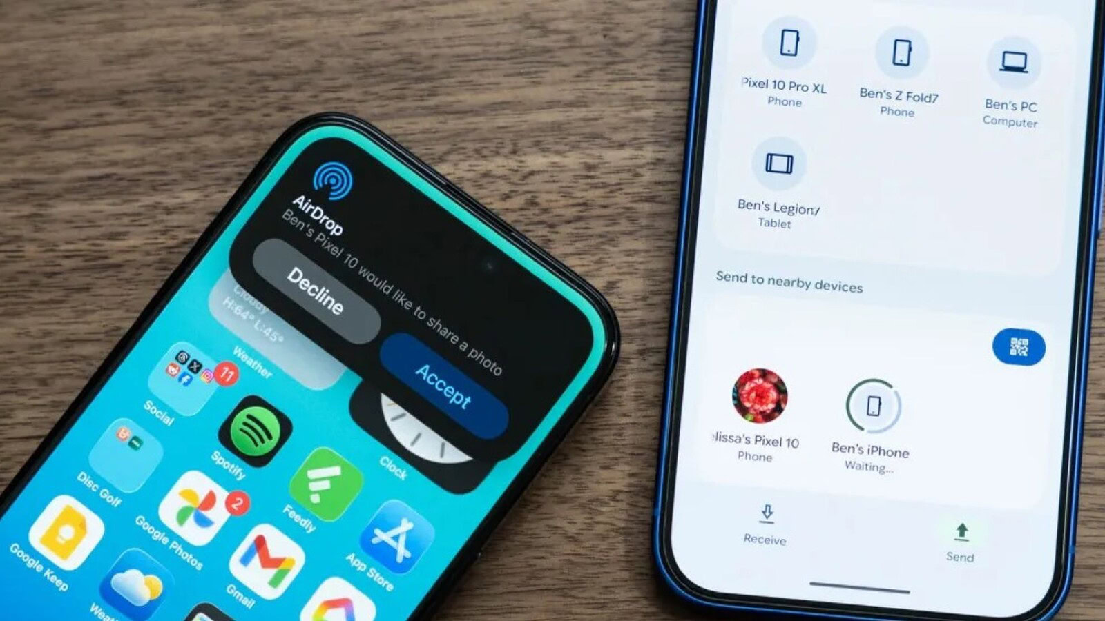 AirDrop e Quick Share, le falle mettono a rischio 5 miliardi di dispositivi