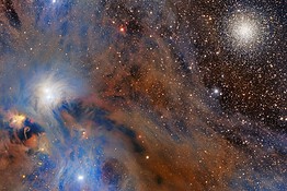 Dark Energy Camera cattura una Notte stellata cosmica alla Van Gogh