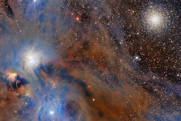 Dark Energy Camera cattura una Notte stellata cosmica alla Van Gogh