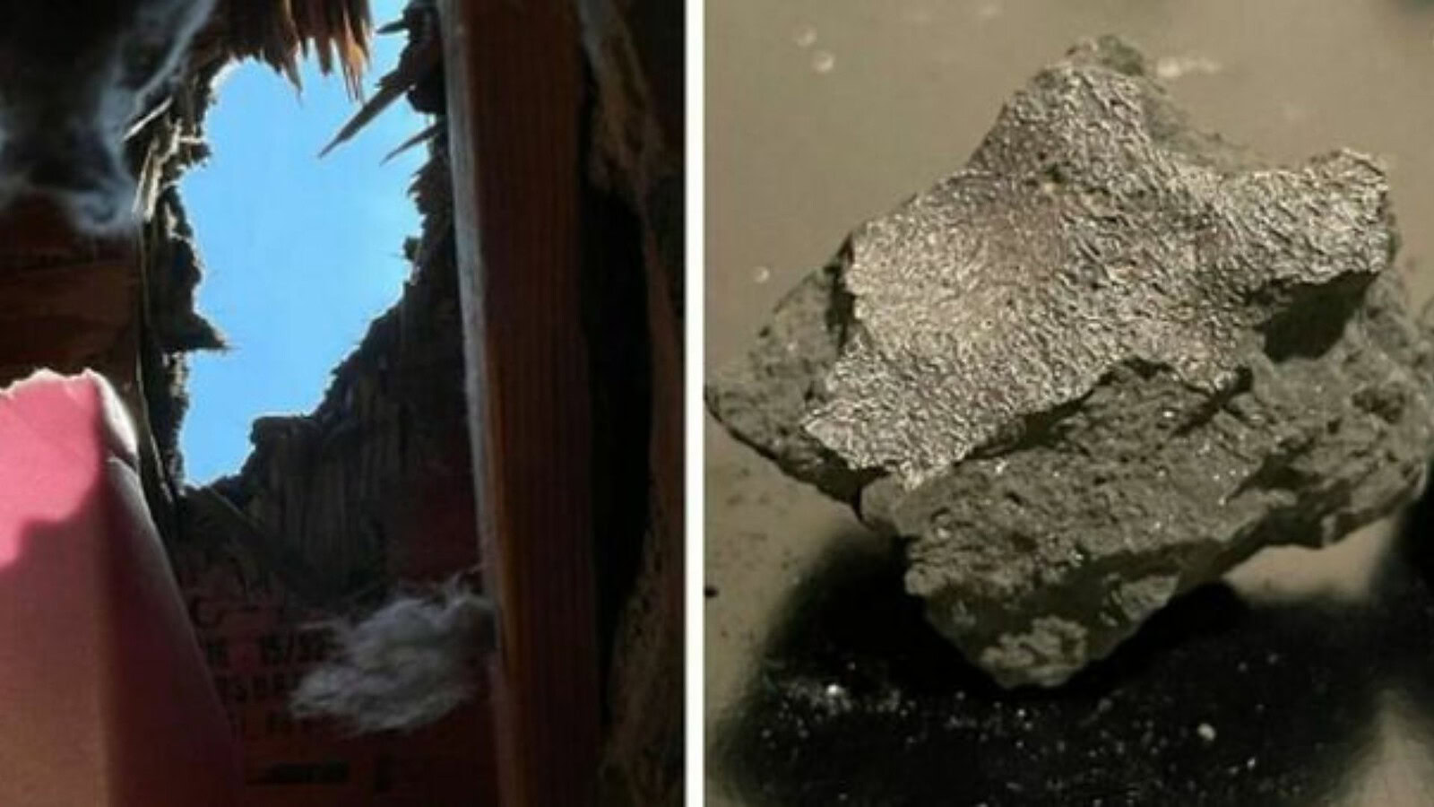 Meteorite sfonda il tetto e finisce sul letto nel New Jersey
