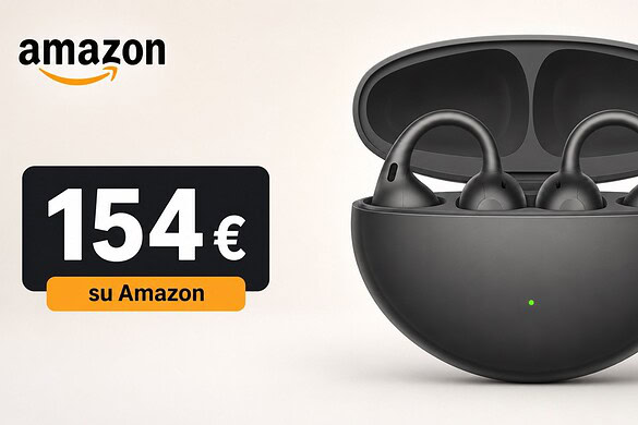 OPPO Enco Clip 2 al minimo storico su Amazon con il 22% di sconto