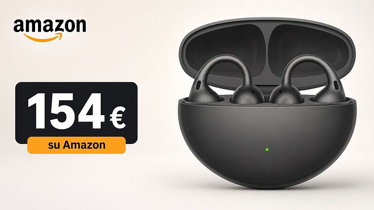 OPPO Enco Clip 2 al minimo storico su Amazon con il 22% di sconto