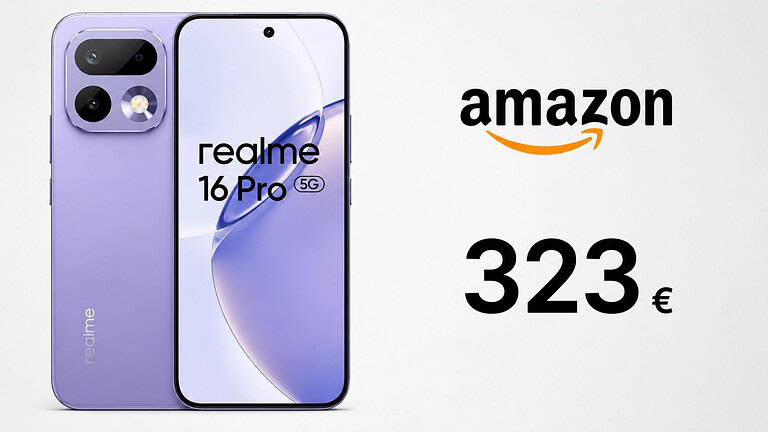 Realme 16 Pro crolla su Amazon: 512 GB a 323 euro con sconto del 33%