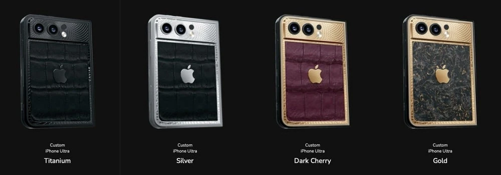 iPhone Ultra: non è ancora arrivato ma Caviar lancia 4 edizioni di lusso in titanio e oro